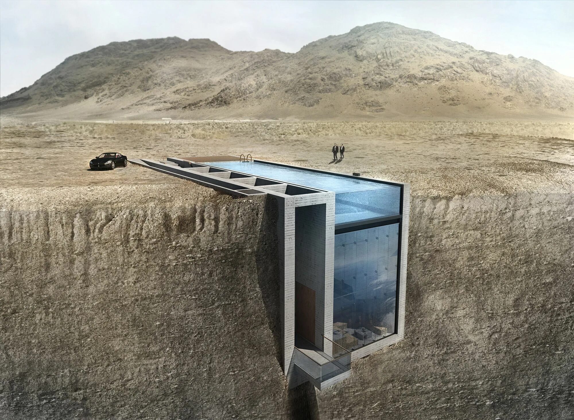 Под землей фото Casa Brutale is Getting Built, and Here’s Why (Hint: The Internet) Amazing archi