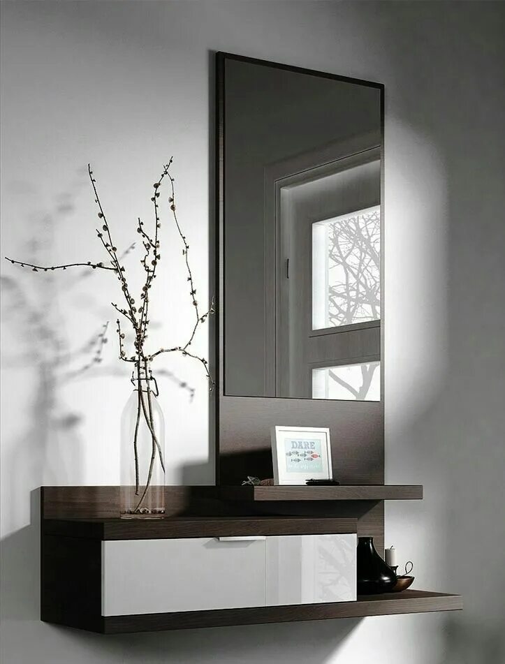 Под зеркалом в прихожей фото Latest And Stylish Mirror Dressing Table Decorating Ideas Dressing Table Decor T