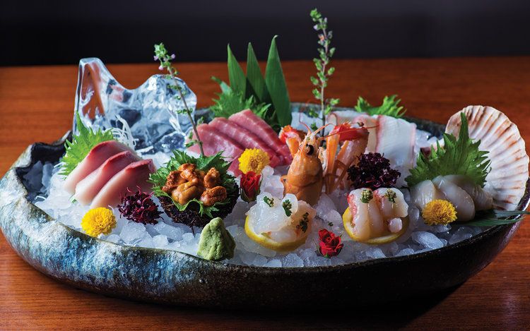 Подача блюд фото в домашних условиях Photo Galleria NOVIKOV * MIAMI Japanese food sushi, Sushi, Sashimi platter