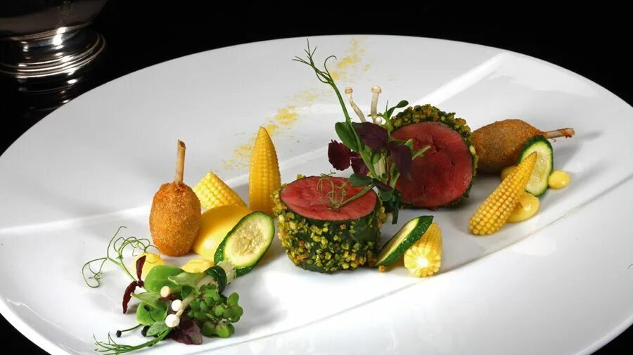 Подача блюд в ресторане фото Restaurant La Rive Amsterdam :: impressie Food, Food presentation, Food blog
