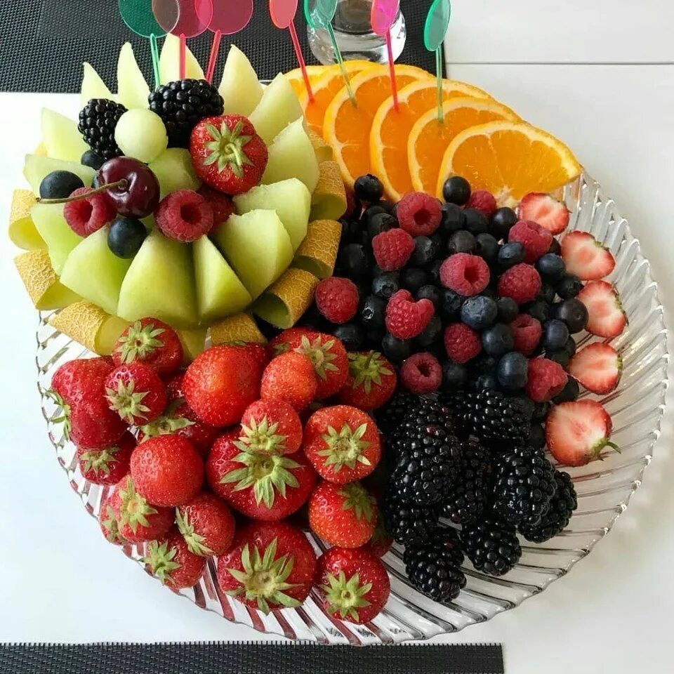 Подача фруктов фото Оформление фруктов - CoffeePapa.ru