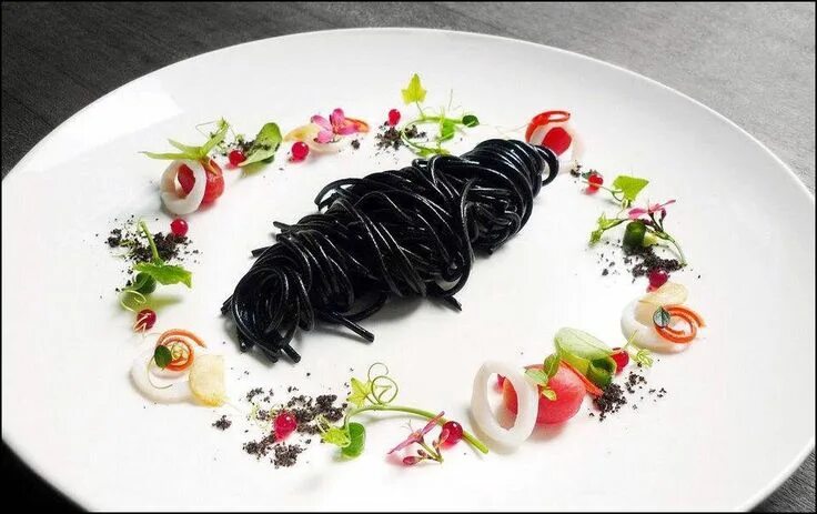 Подача пасты в ресторане фото Wuttisak Wuttiamporn - Photo Food plating, Fine food, Food design