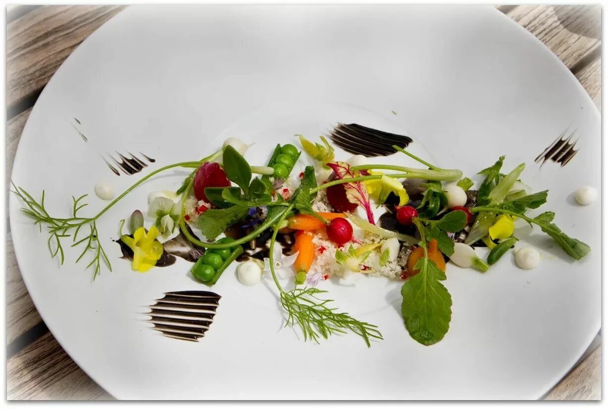 Подача салатов в ресторанах фото Pin on food