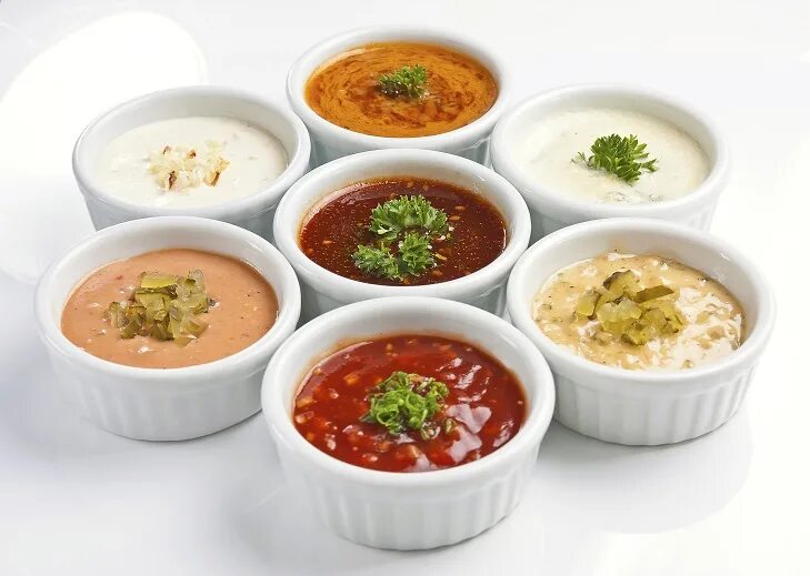 Подача соусов фото Пищевые добавки для мяса, колбас, деликатесов, замороженных полуфабрикатов