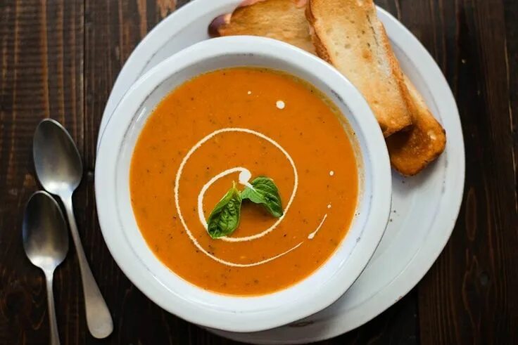 Подача супов фото 17 Healthy Soup Recipes Cream of tomato soup, Tomato soup recipes, Creamy tomato