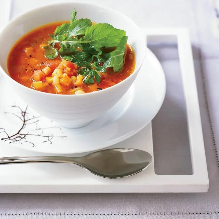 Подача супов фото Hearty Minestrone Soup Recipe Recipe Hearty minestrone soup recipe, Wine recipes