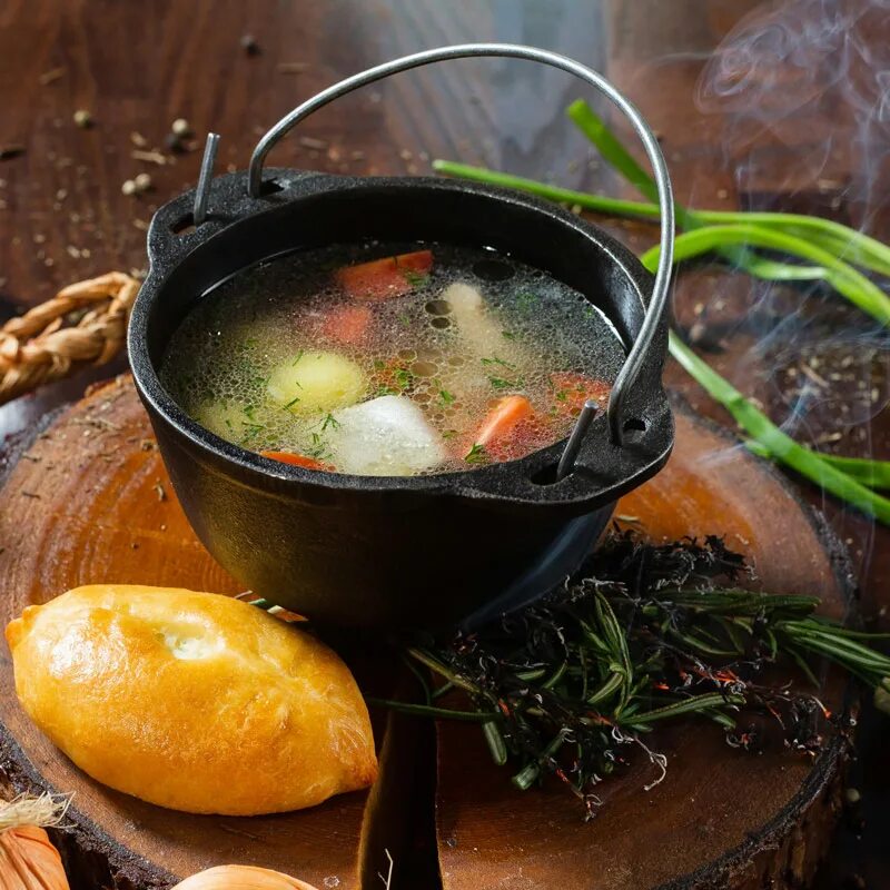 Подача ухи в ресторане фото КУЗЬМИЧЪ SEA FOOD BAR" ПСКОВ ❤ +1 блюдо в ПОДАРОК - Меню доставки с удобным зака