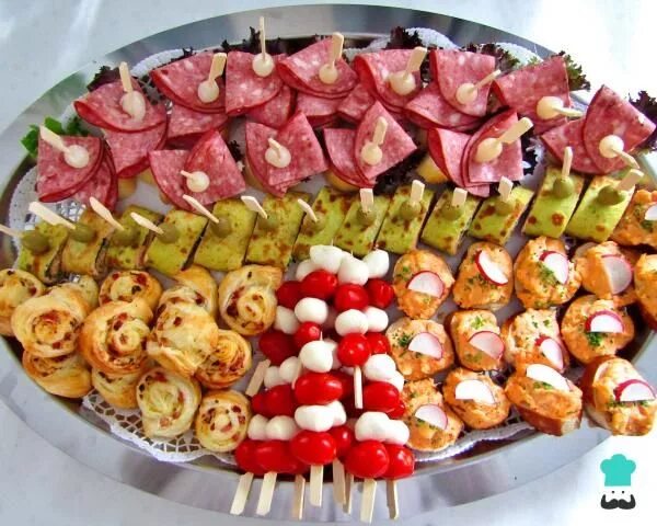 Подача языка на праздничный стол с фото RECEITAS DE FINGER FOOD para coquetel de para casamento, para festa infantil e m