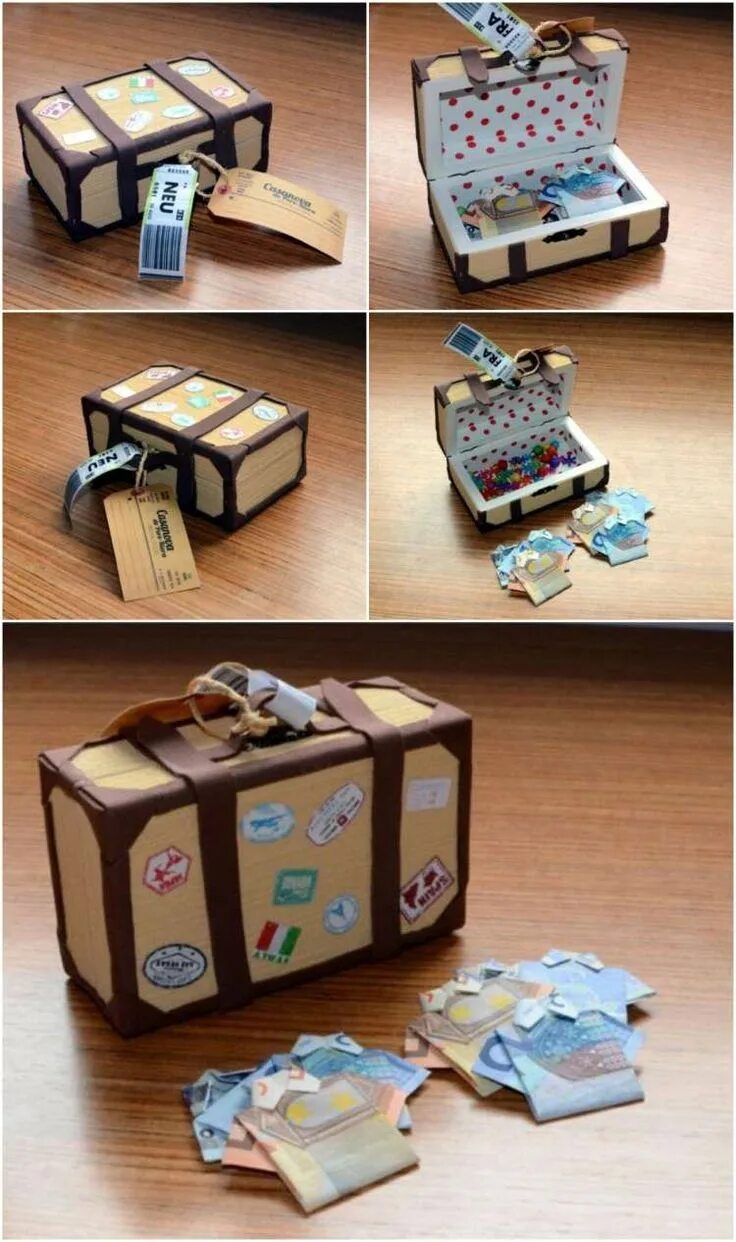 Подарили самодельную Geldgeschenke zur Hochzeit originell verpacken - 47 Ideen Diy birthday gifts, Wr