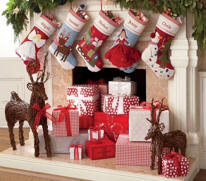 Подарки декор для дома Pin on It's beginning to look a lot like CHRISTMAS Christmas fireplace decor, Ch