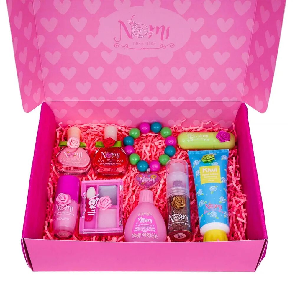 Подарки на день рождения девочке фото NOMI Подарочный набор детской косметики Beauty box № 13 купить в Барнауле за 154