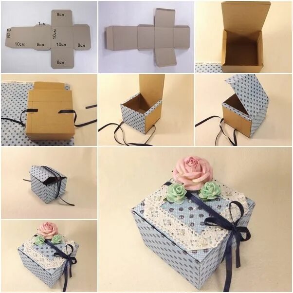 Подарки в домашних условиях своими руками How to Hand Make Paper Gift Box - DIY Tutorials Handmade paper gifts, Diy box, P