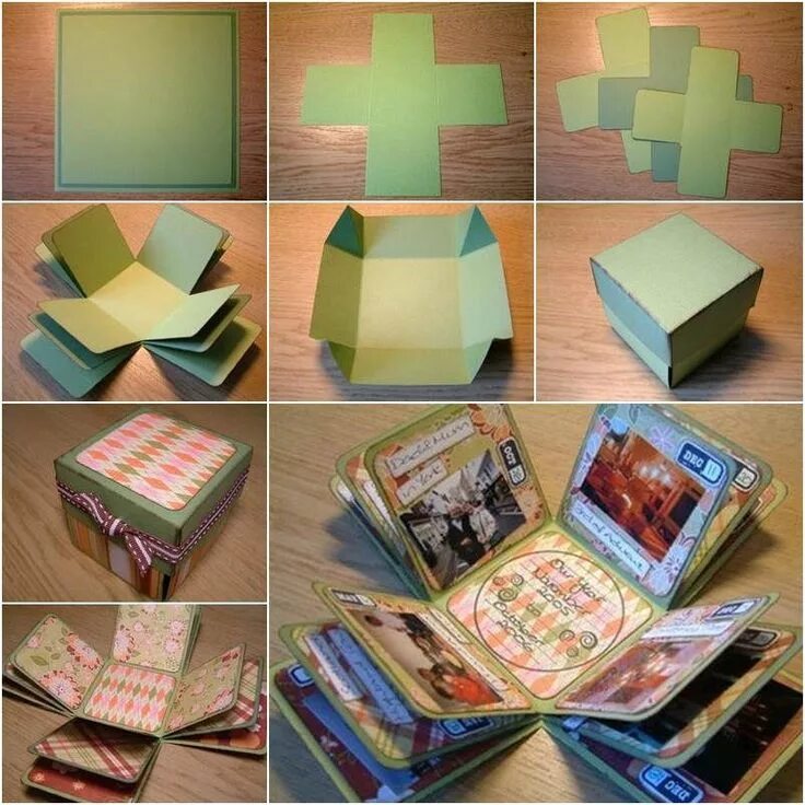 Подарочная коробка своими руками фото DIY Creative Box Photo Album
