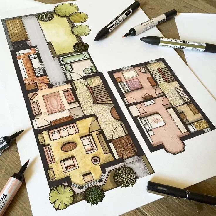 Подарок для дизайнера интерьеров ArchiSketcher on Instagram: "It's always great to find new talented artists on I