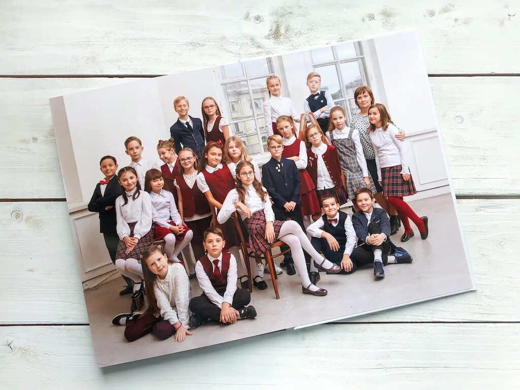 Подарок фото класса Выпускной в школе