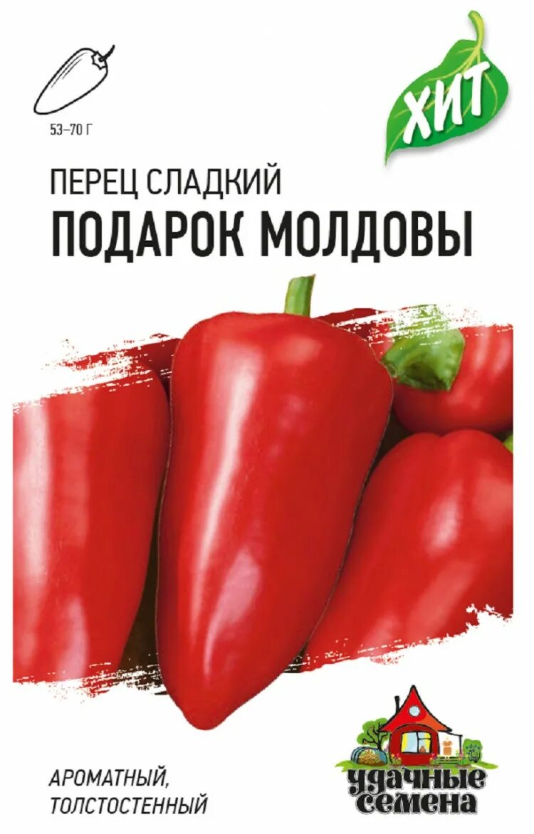 Подарок молдовы перец описание фото характеристика ✔ Семена Перец сладкий Подарок Молдовы, 0,3г, Удачные семена, серия ХИТ по цене 