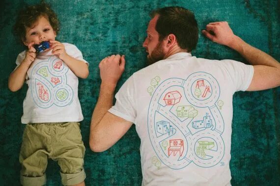 Подарок на день отца фото Father Son Matching Shirts, Car Shirts, Dad Gift From Baby, Play Mat Shirt, Dad 
