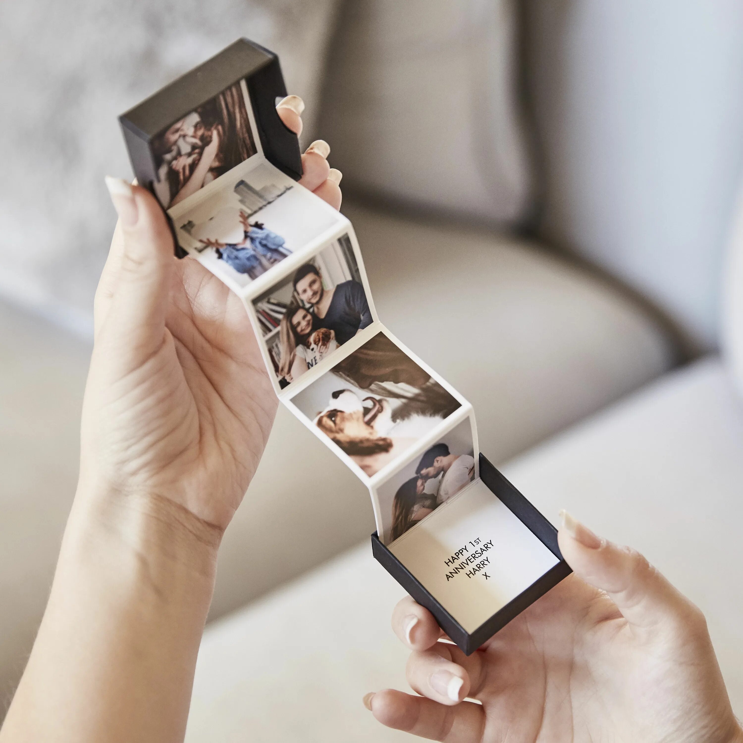 Подарок руками фото Personalised Pull Out Photo Album Token Gift By Sophia Victoria Joy Boyfriend gi