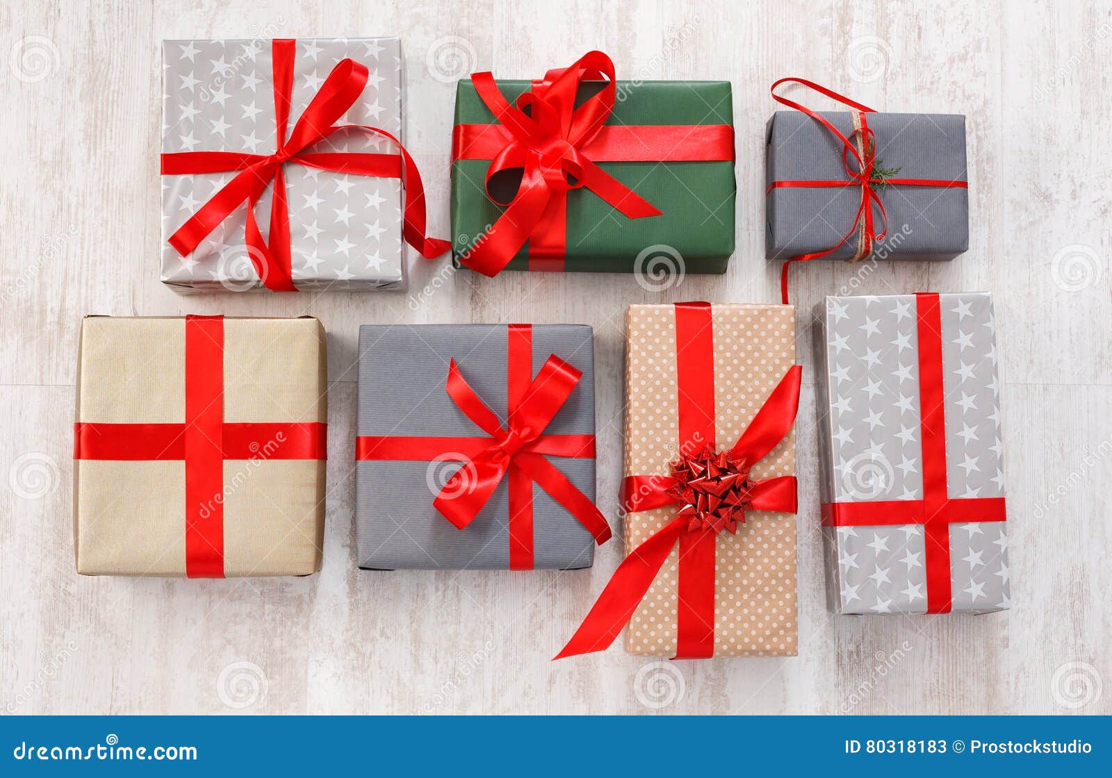 Подарок в виде фото Lots of Gift Boxes Background, Holiday Presents in Paper Stock Image - Image of 