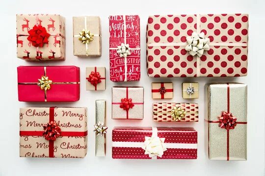 Подарок в виде фото Christmas Gift Wrap Изображения: просматривайте стоковые фотографии, векторные и