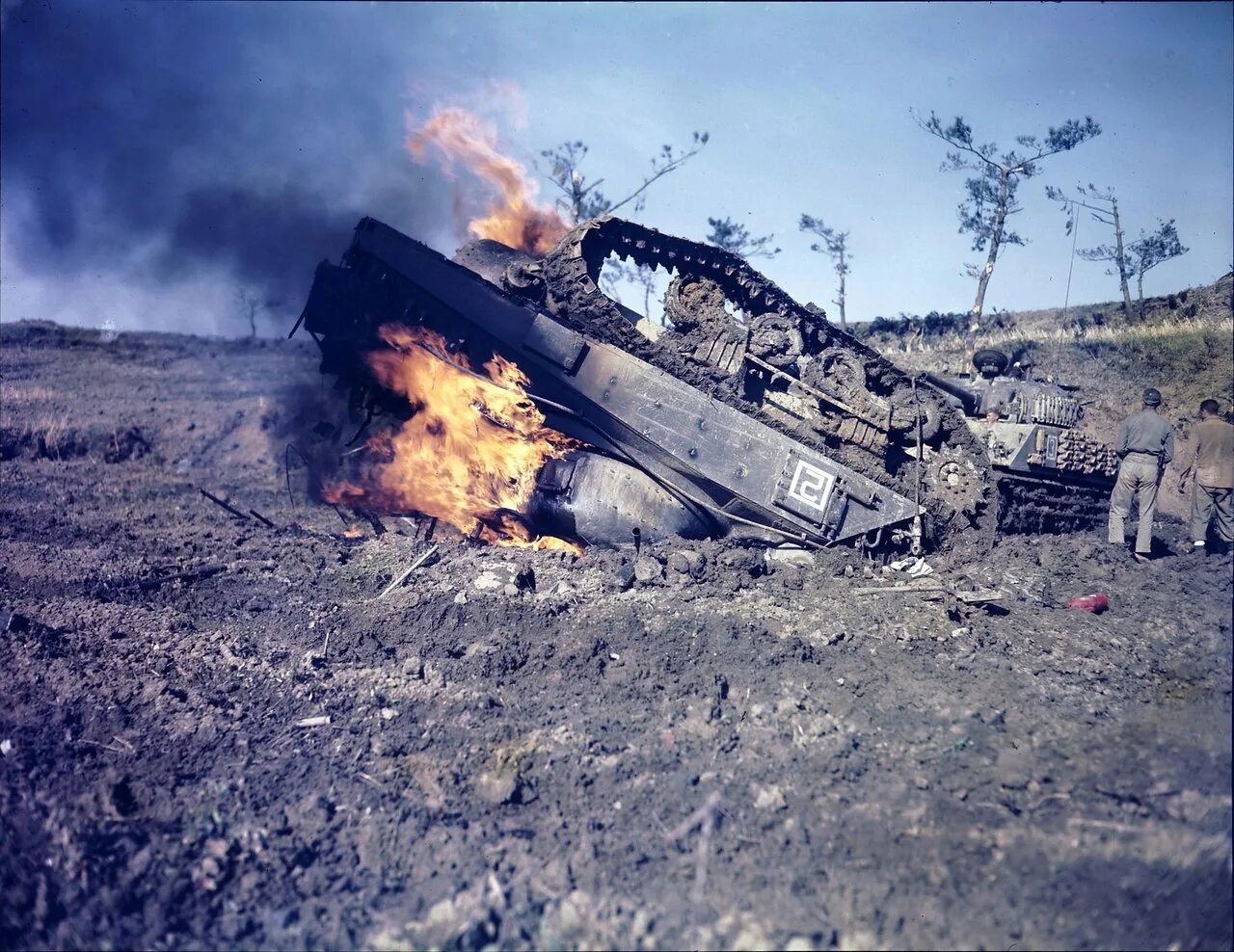 Подбитые танки фото Американский танк M4 "Шерман" (M4A2 "Sherman"), ... Фото-история Photo-History Ф
