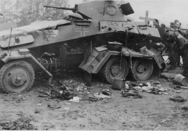 Подбитые танки второй мировой войны фото Великая Отечественная. Они и Мы. 1941. Первые дни Бронеавтомобиль, Вторая мирова