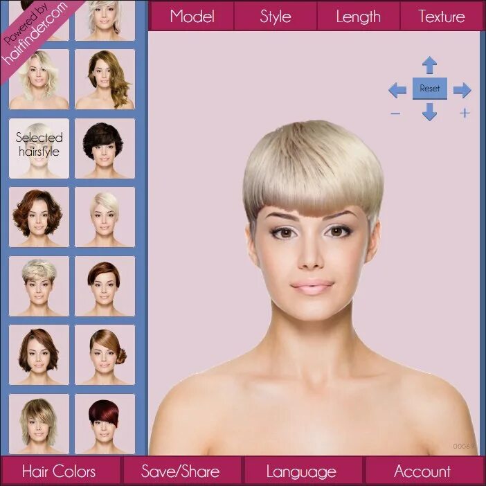 Подбор бесплатных причесок Hair Simulation Free app to test haircuts and hair colors