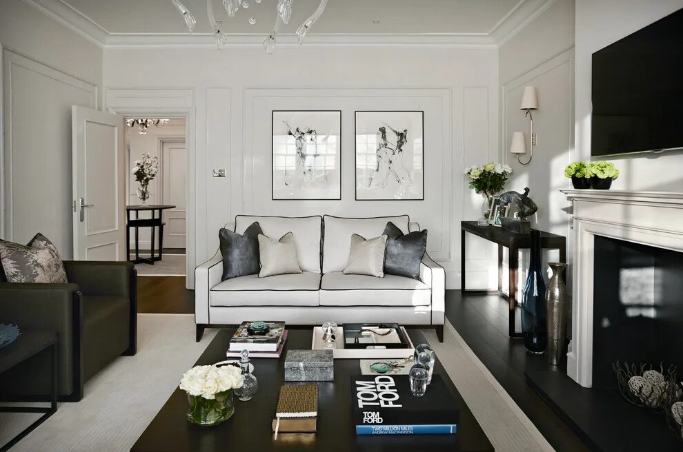 Подбор интерьера гостиной The Hampstead Apartment - Современный - Гостиная - Лондон - от эксперта Bailey L