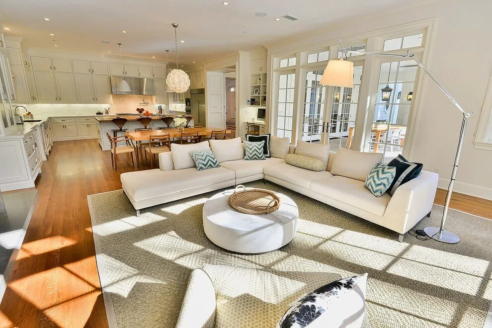 Подбор интерьера квартиры Classic Traditional Custom Home - Los Angeles - Классический - Гостиная - Лос-Ан