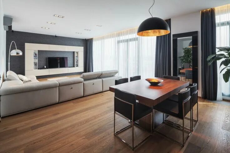 Подбор интерьера квартиры Two-Story Penthouse Apartment Boasting a Gorgeous Sophisticated Interior - Fresh