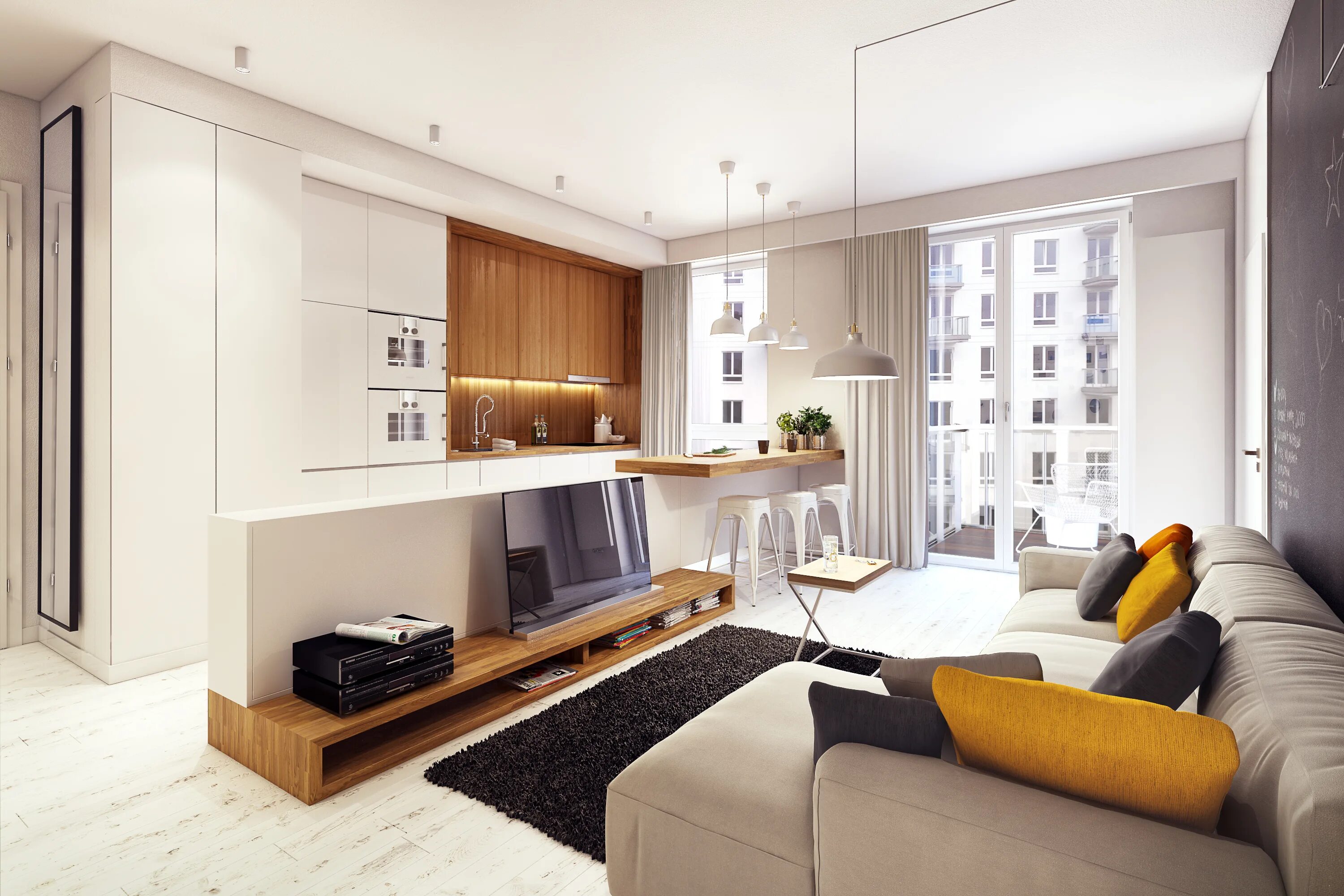 Подбор интерьера квартиры Home Is In The Air :: Behance