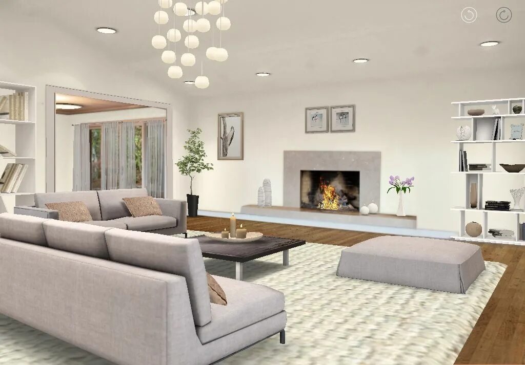 Подбор интерьера онлайн бесплатно Homestyler living room Wohnung, Wohnzimmer, Haus dekor