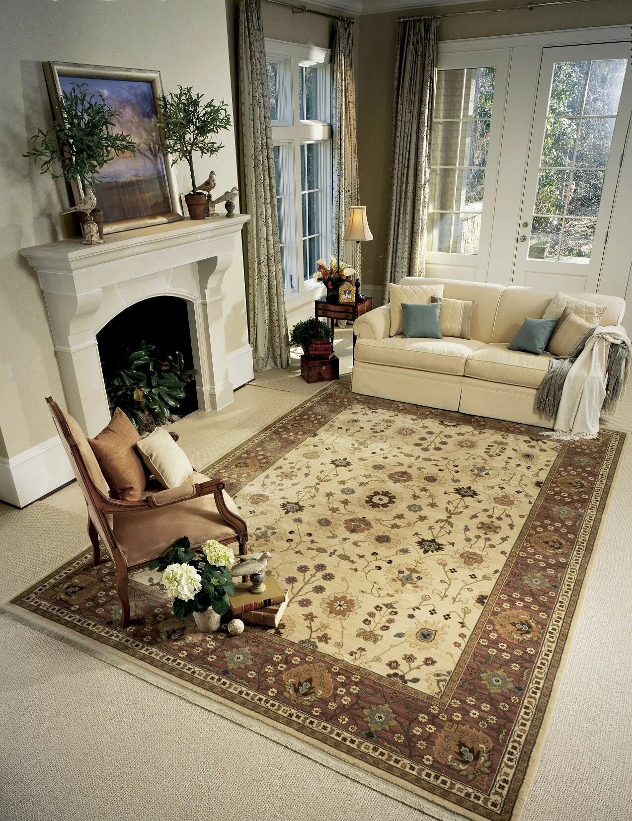 Подбор ковра по фото интерьера traditional rugs - Google Search Rugs in living room, Best home interior design,