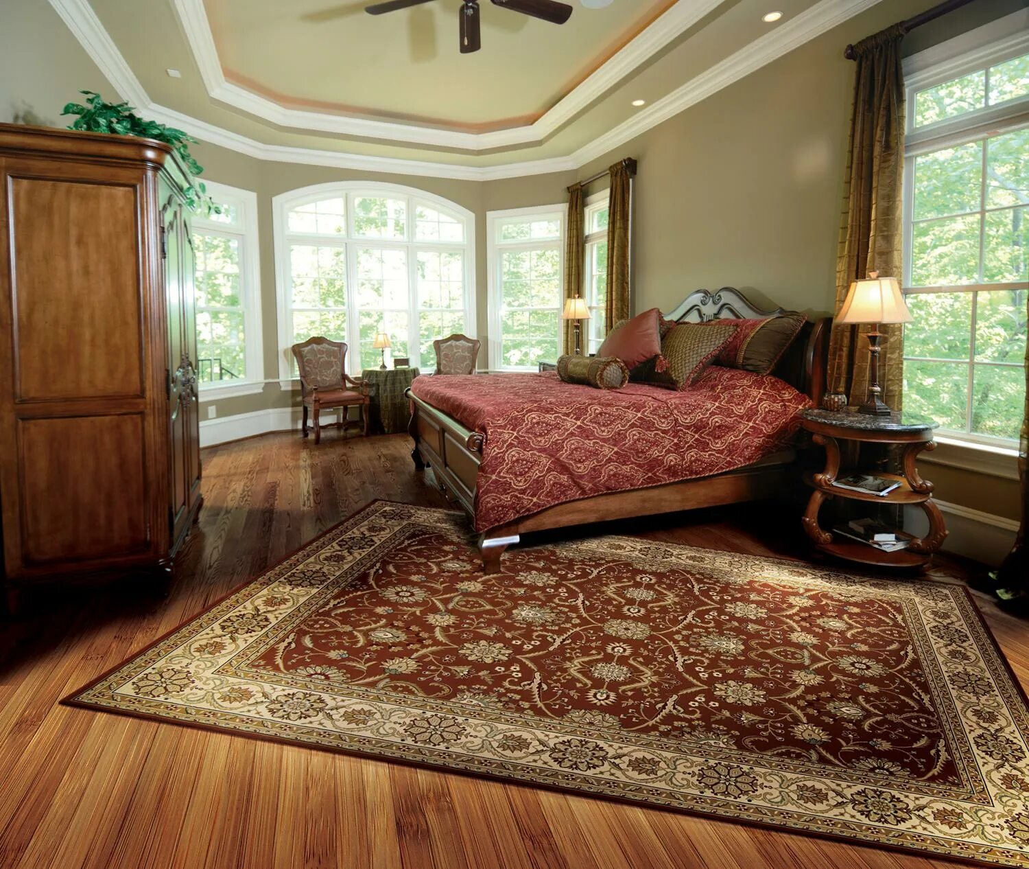 Подбор ковра по фото интерьера Nourison Persian Crown Collection Pc001 5'3" X 7'4" Area Rug