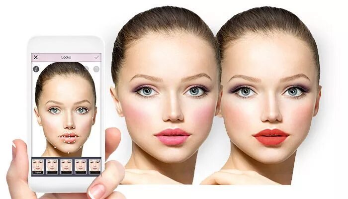 Подбор макияжа по фото онлайн Makeover-Assisting Apps Application beauté, Astuce maquillage, Idée maquillage