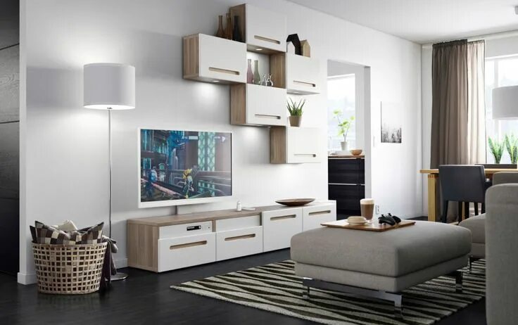 Подбор мебели для интерьера Products Modern living room wall, Living room cabinets, Small living room