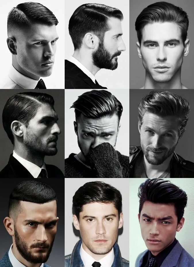 Подбор мужской прически 5 Key Men's Hairstyles For The Party Season