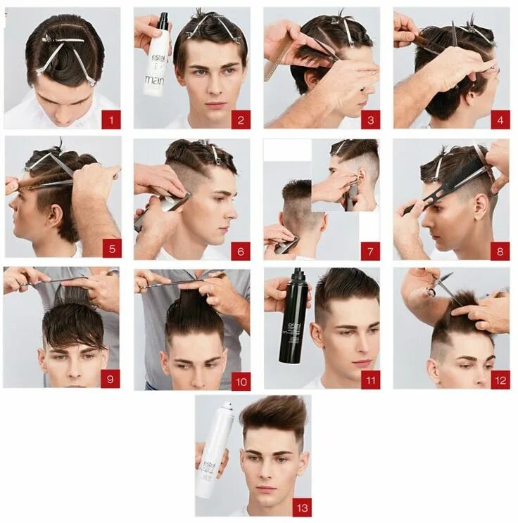 Подбор мужской стрижки Мужские стрижки на длинные волосы 2015: схемы и фото Haircuts for men, Kids hair