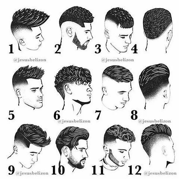 Подбор мужской стрижки Check out ✔@menshairs and choose your hairstyle @jesusbelizon - What's your favo