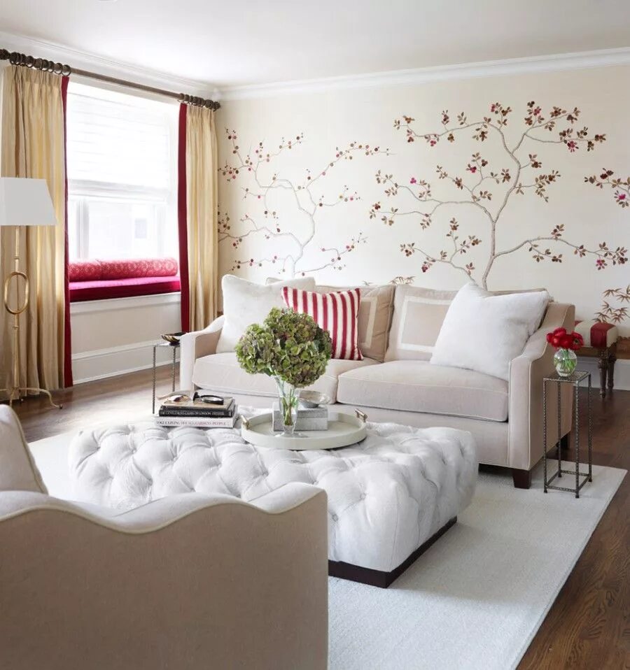 Подбор обоев в интерьере Furniture photos and ideas Traditional living room, Interiores de casa, Decorar 