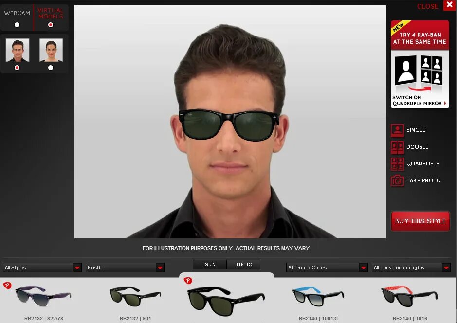 Подбор очки по фото онлайн бесплатно Покупаем солнцезащитные очки: все о Ray Ban, Persol и Oakley Бандеролька