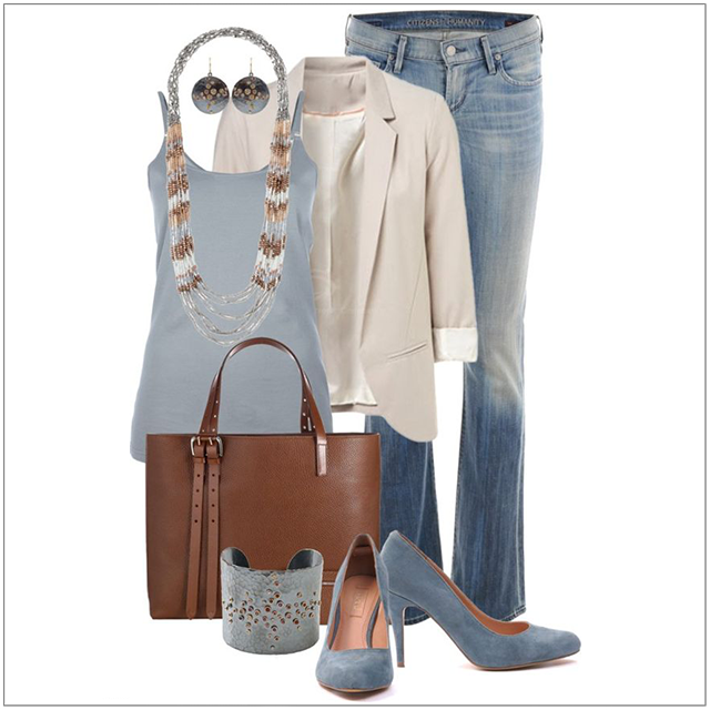 Подбор одежды онлайн фото MOODY BLUES Chata Romano Image Consultants Elegant work outfits, Casual outfits,