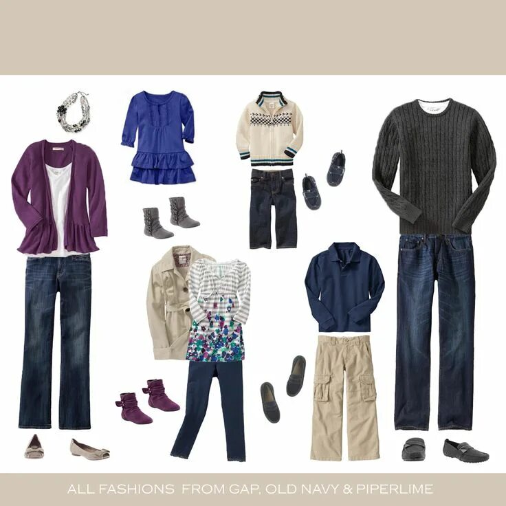 Подбор одежды по фото Portrait Session Details Family photo colors, Family photo outfits, Family photo