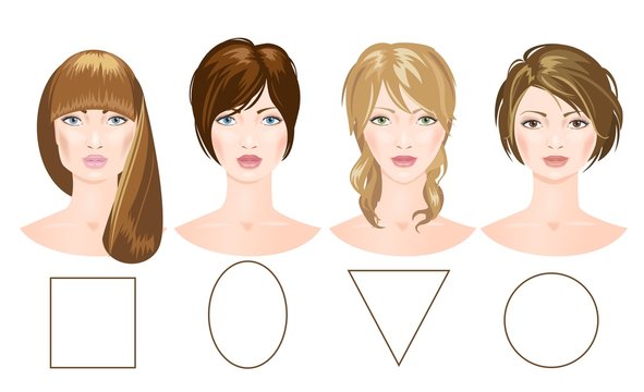 Подбор прически без фото Female Face Drawing Изображения: просматривайте стоковые фотографии, векторные и