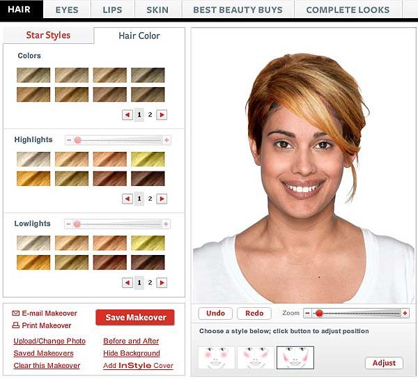 Подбор прически и цвета волос Haircut Ai Generator