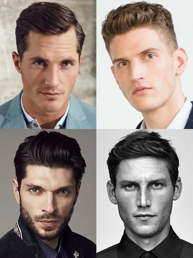 Подбор прически по фото мужские How To Choose The Right Haircut For Your Face Shape FashionBeans Oval face hairs