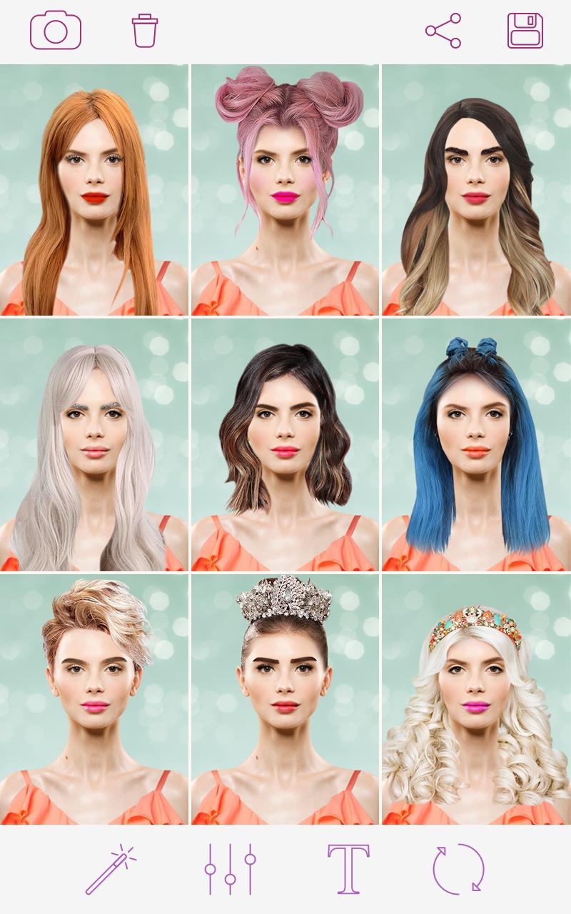 Подбор прически по фото нейросеть бесплатно Скачать Подбор прически по фото Hairstyle Makeup Changer APK для Android