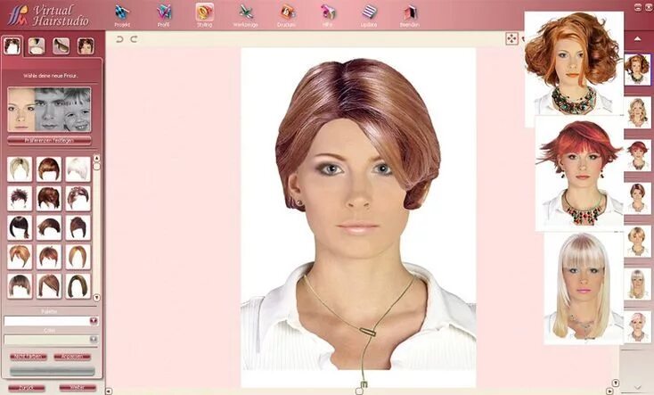 Подбор причесок для женщин Probieren Sie verschiedene Frisuren und Frisuren mit diesen besten Frisur Apps D