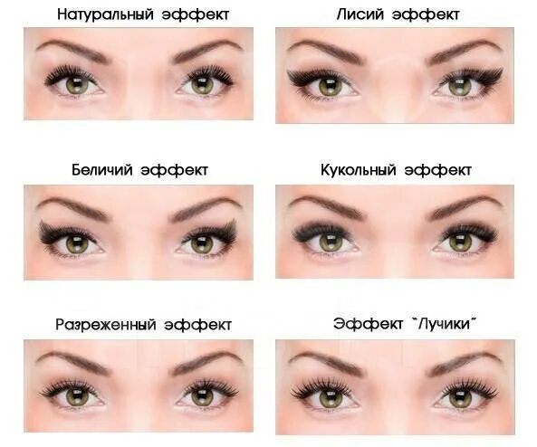 Подбор ресниц онлайн по фото Наращивание ресниц по приемлемым ценам во Владивостоке