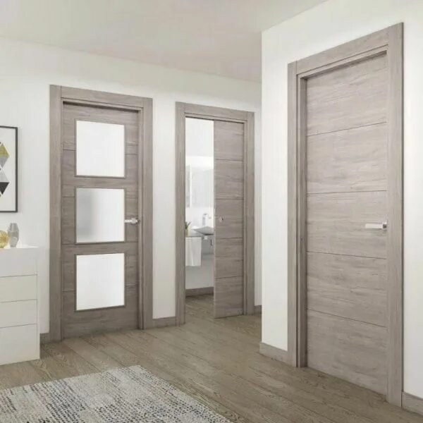 Подбор цвета дверей в интерьере Floor and door color combinations Doors interior modern, Bedroom door design, Do